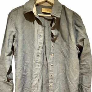 Classic Light Blue Button-Front Shirt